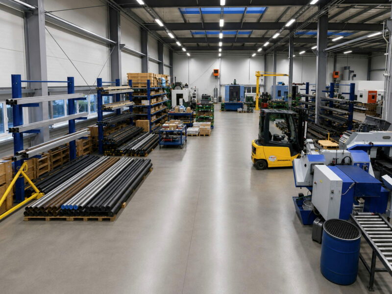 Manufacturing components hydraulic cylinder
